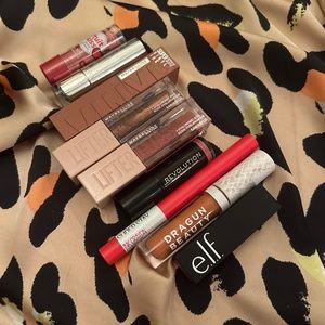 Shopper's Lipstick bundle: Maybelline, ELF, Revlon, Revolution, Essence, Catrice